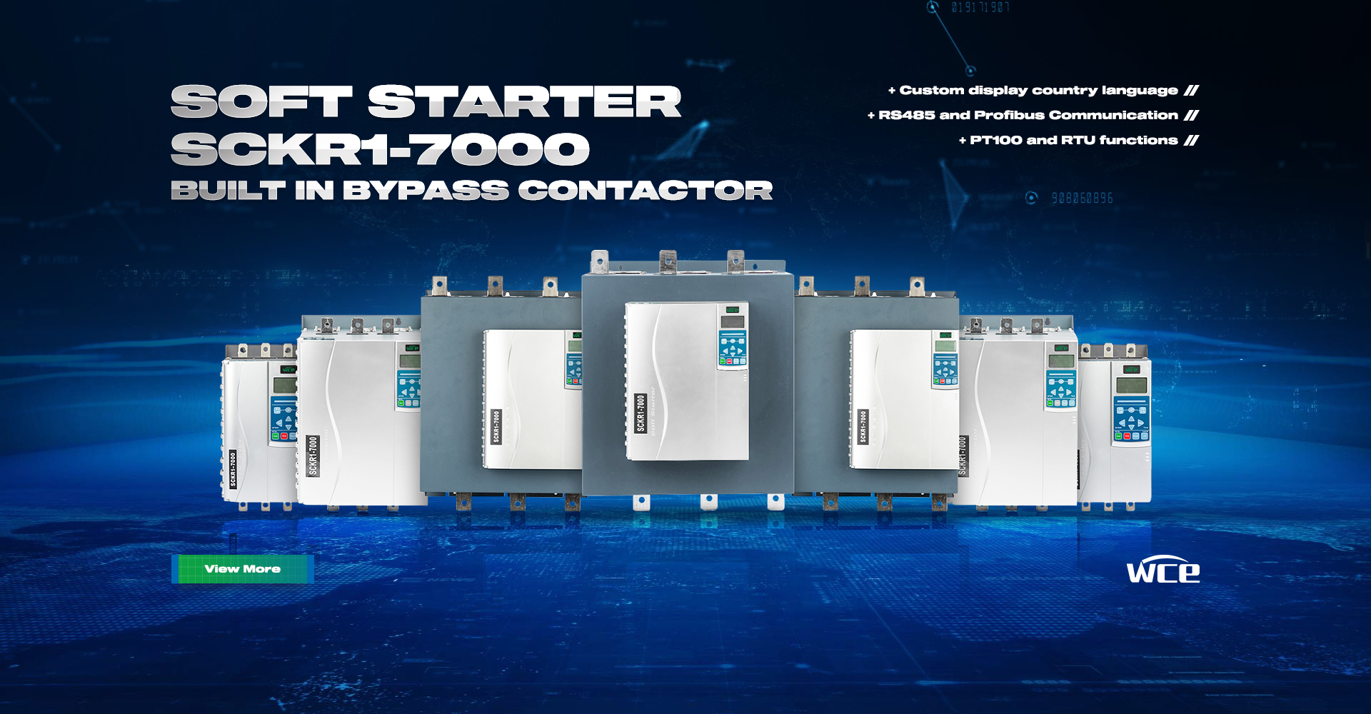 Features vum Sckkr1-7000 Serie Soft Starter