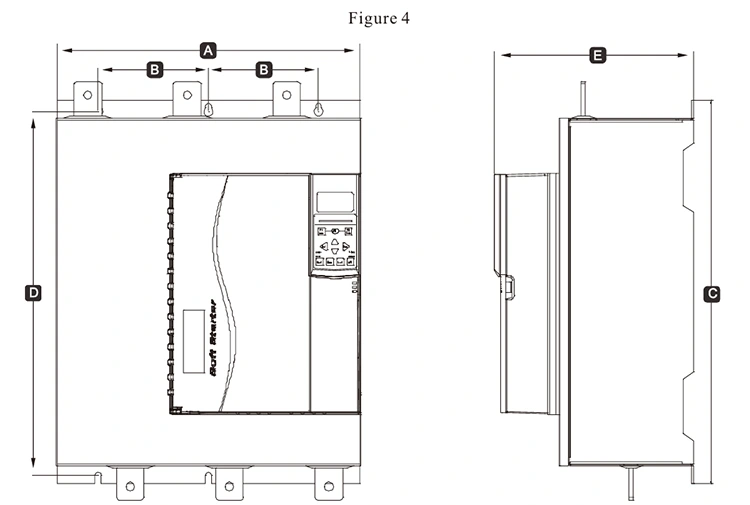 220V 380V 660V 280KW Built in Bypass Soft Starter